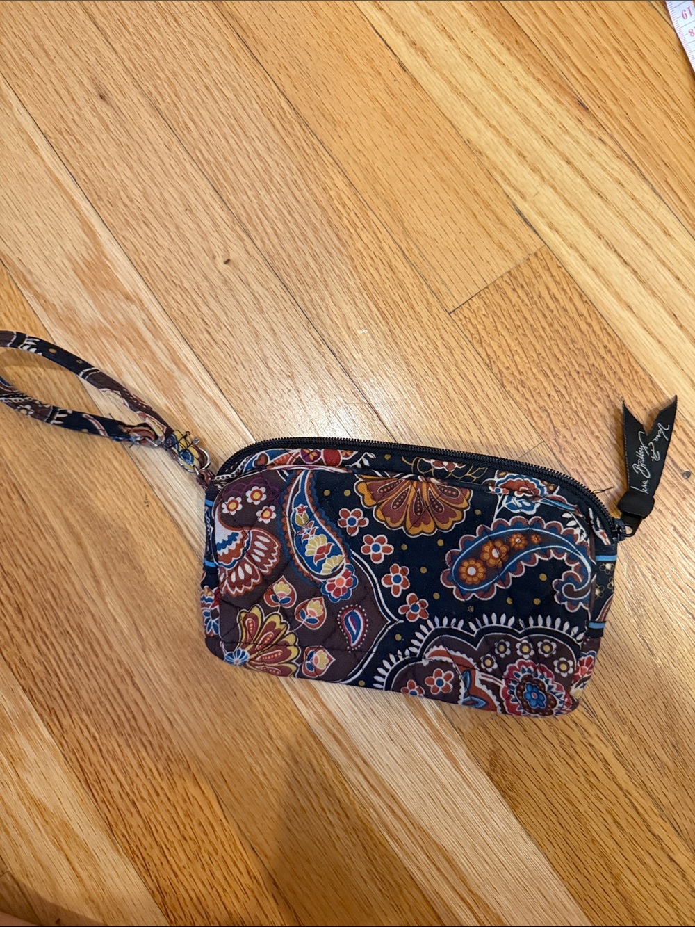 Vera Bradley Multicolor Paisley Wristlet